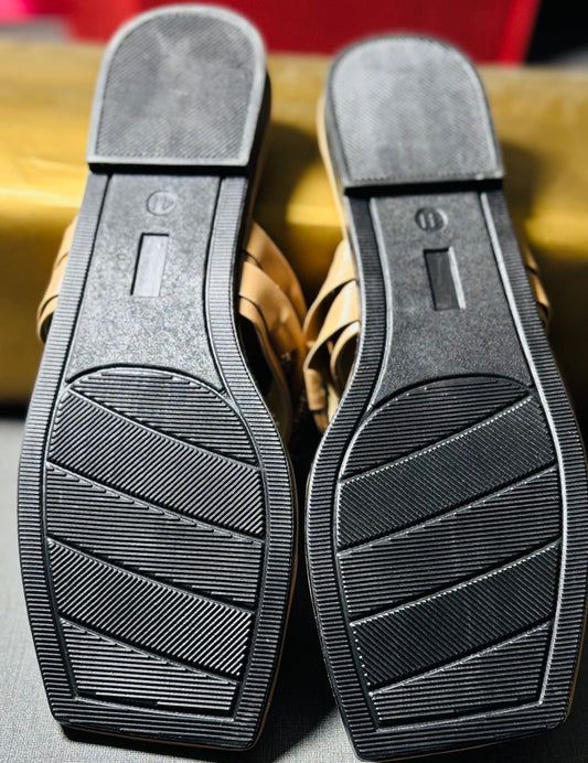 Cream Diamont Luxury Slippers