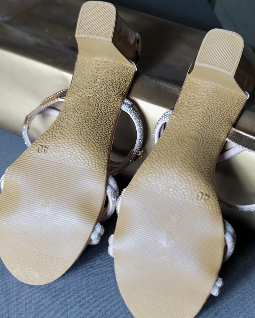 Iced Diamond Heel. Mavi Pakistan